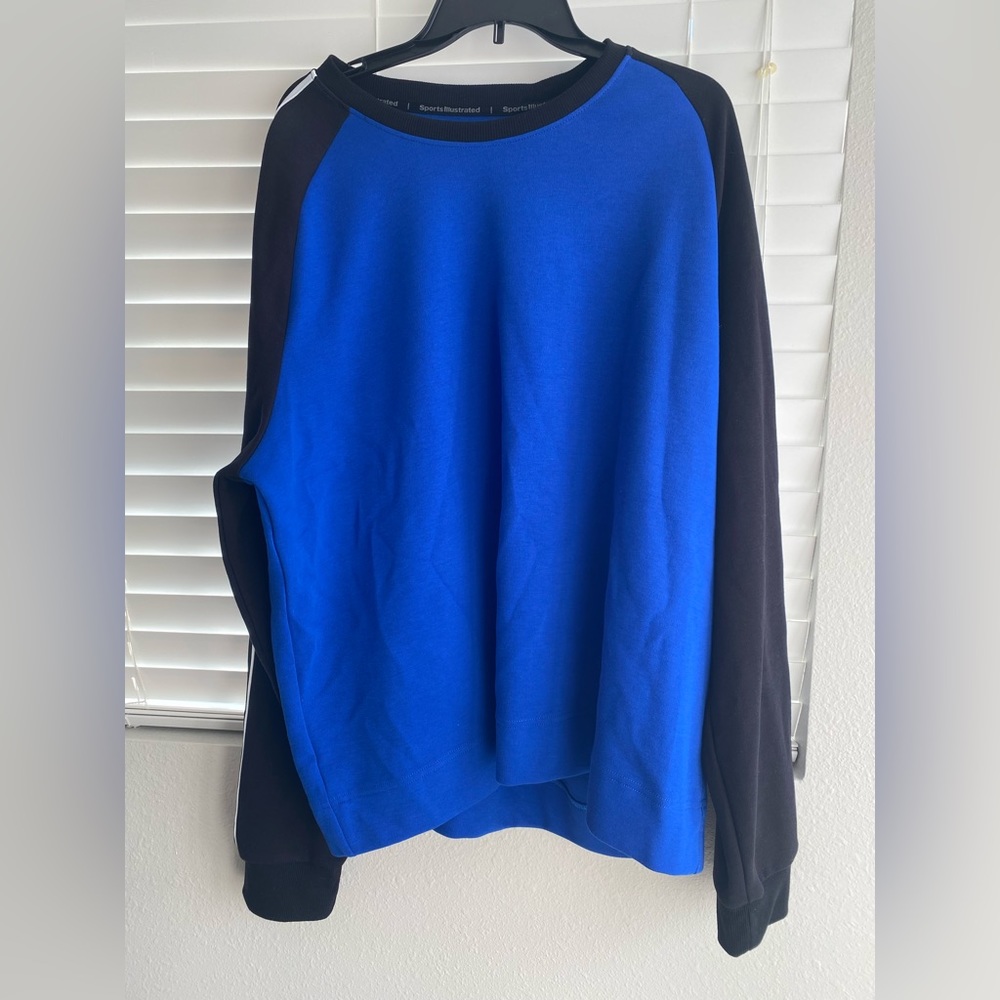 Sports Illustrated Unisex Blue Long Sleeve Sweater XXL